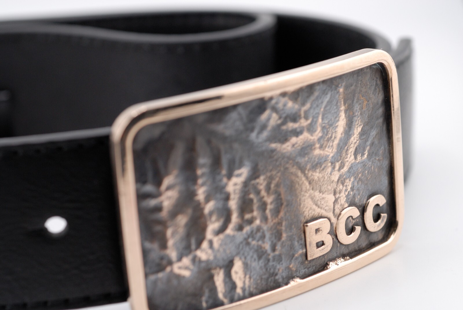 Big Cottonwood Canyon Topographic Belt Buckle | Hand Poured Bronze | 3D Map