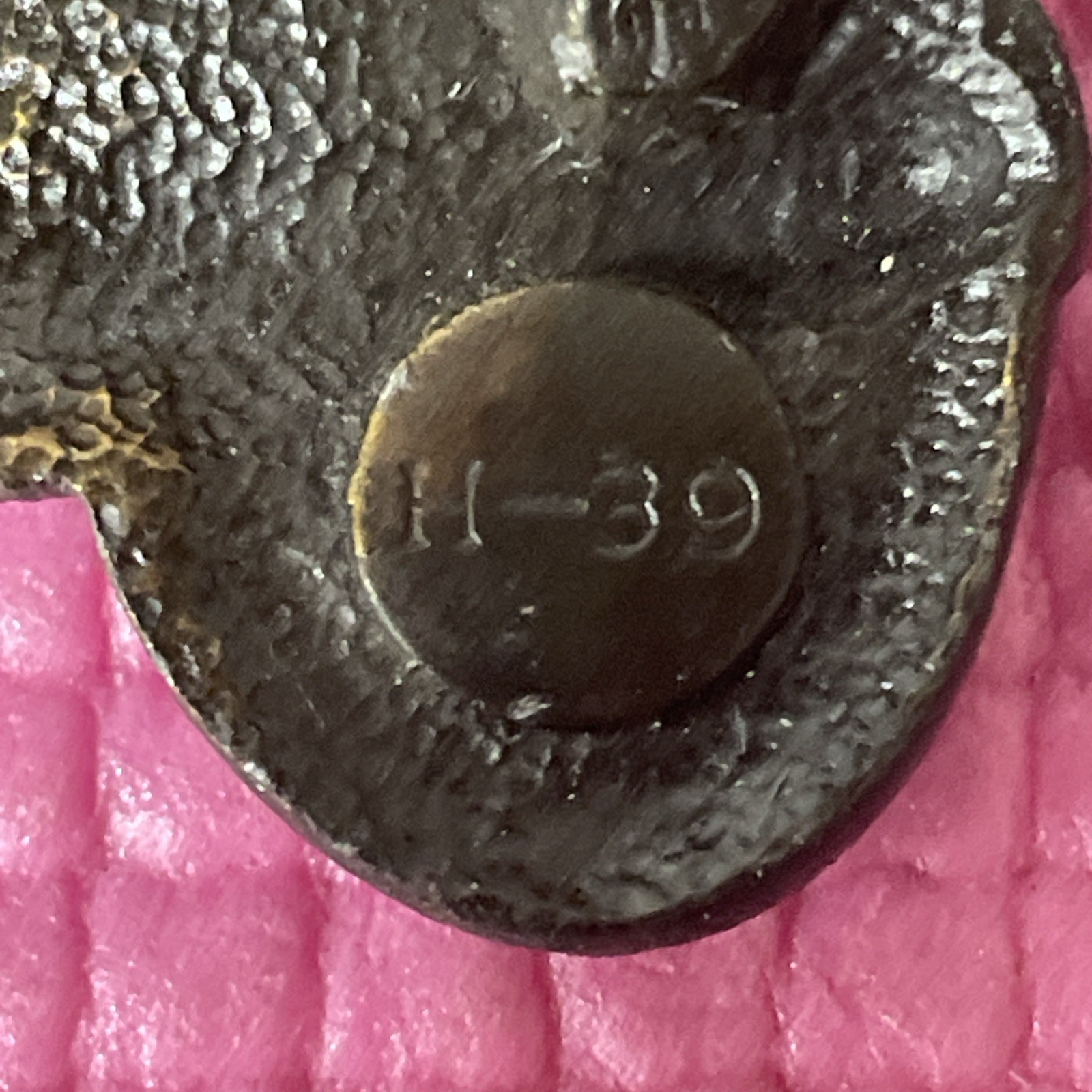 KAWASAKI BELT BUCKLE 1979 Bergamot Brass Works H-39 Made In USA Motorcycle