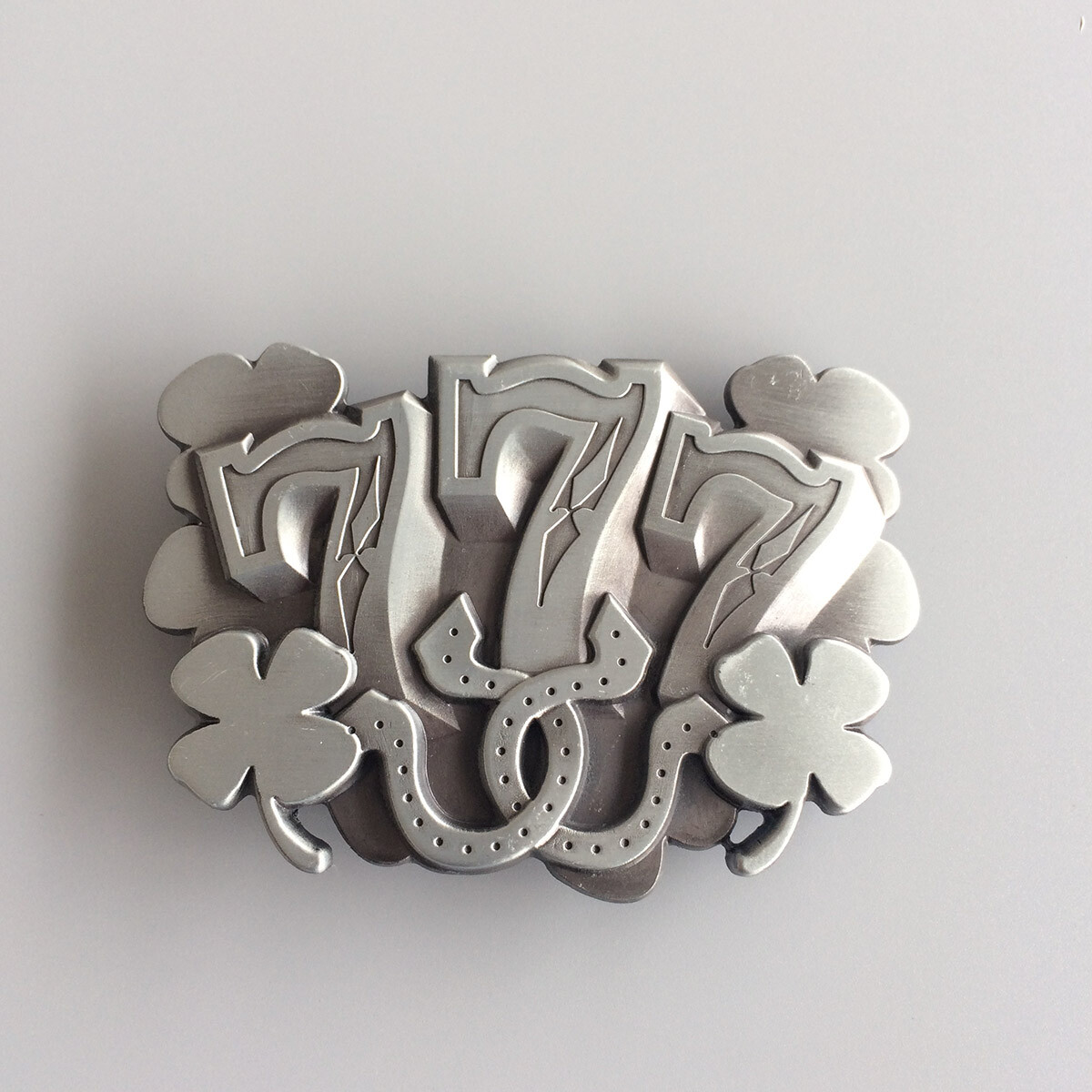 Lucky 777 Vintage Belt Buckle Gurtelschnalle Boucle de ceinture