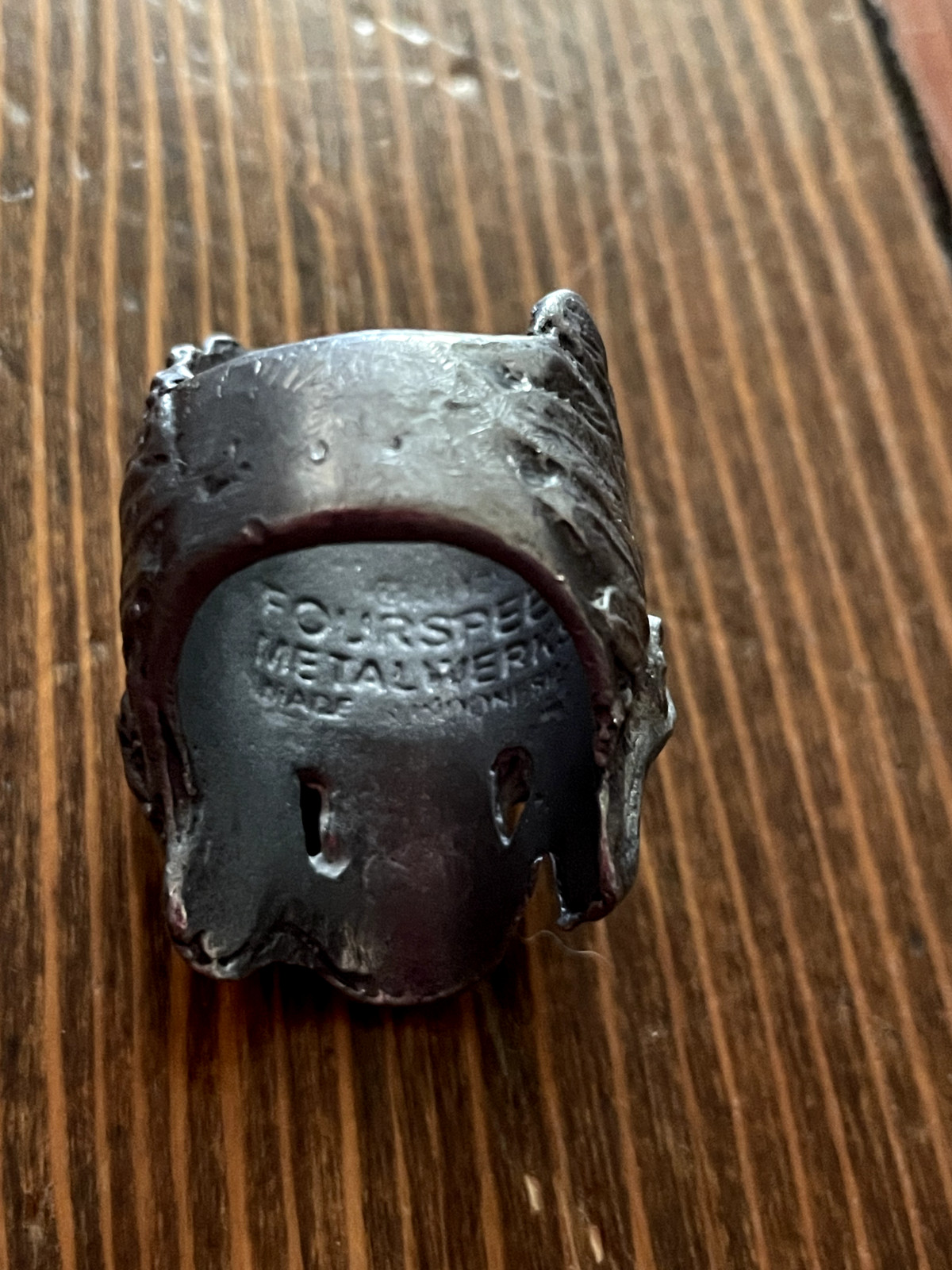 Fourspeed Metalwerks Pewter War Cry Ring Size 11