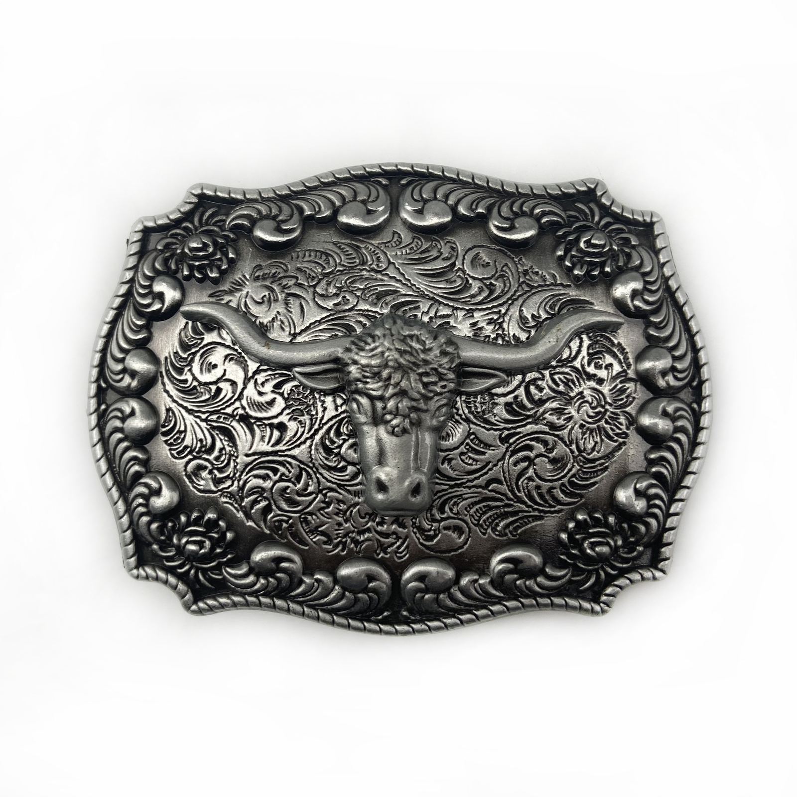 Golden Bull Head Bull Belt Buckle for Male-Western Rodeo Cowboy Belt Buckles NEW
