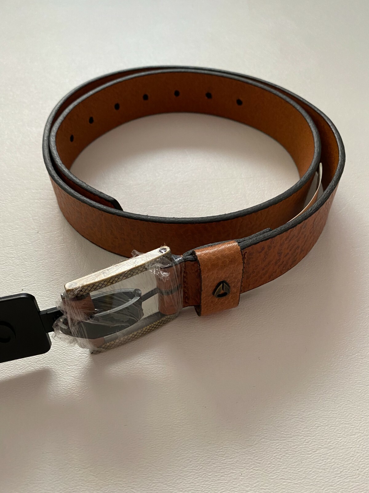 Nixon Americana Small Brown Leather Belt Size S