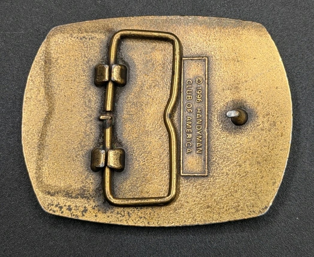 Handyman Club of America Life Member Metal Belt Buckle Funny Man Husband Gift