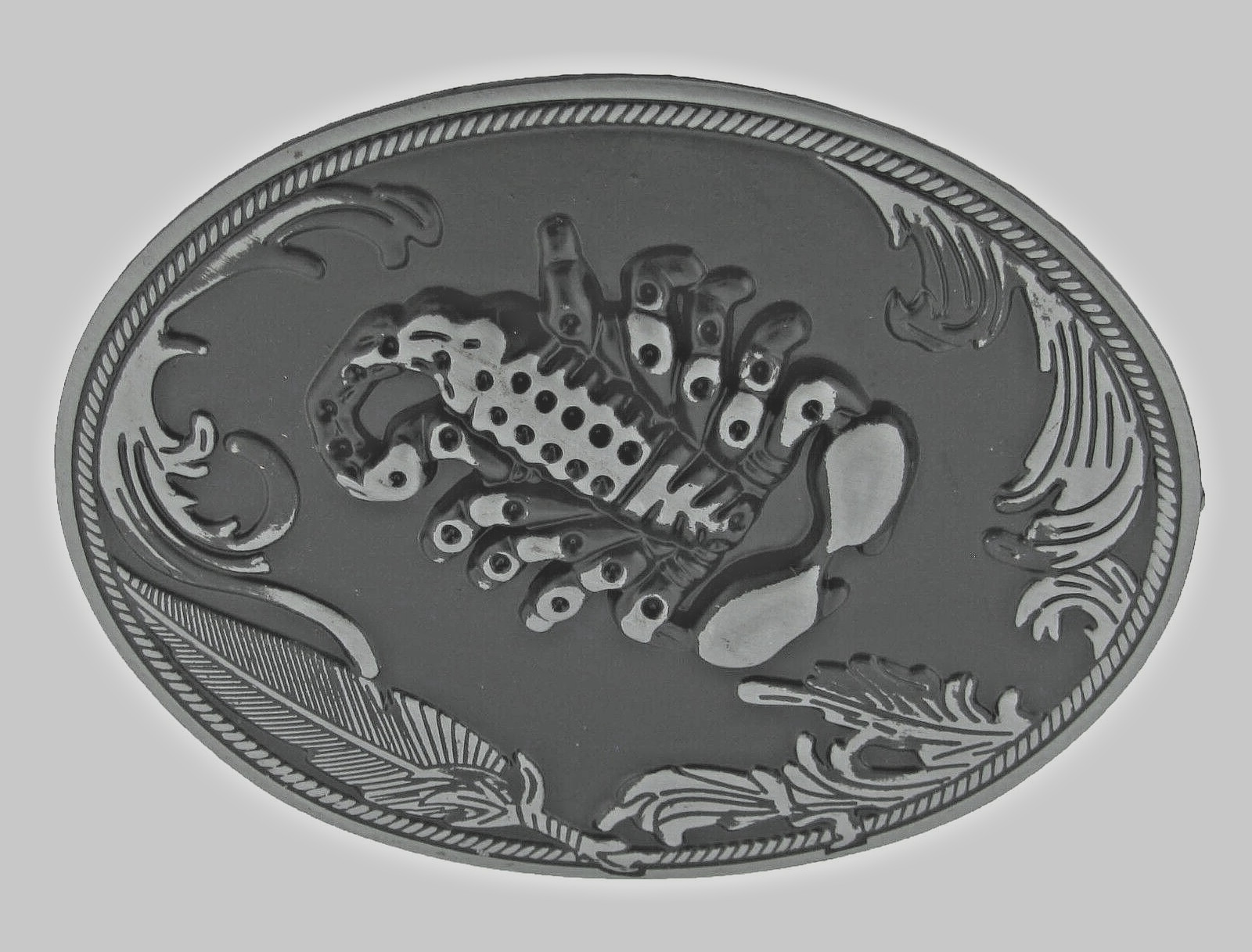 Scorpion Belt Buckles Vintage Men Black Metal Zodiac Sign Western Cowboy Rodeo