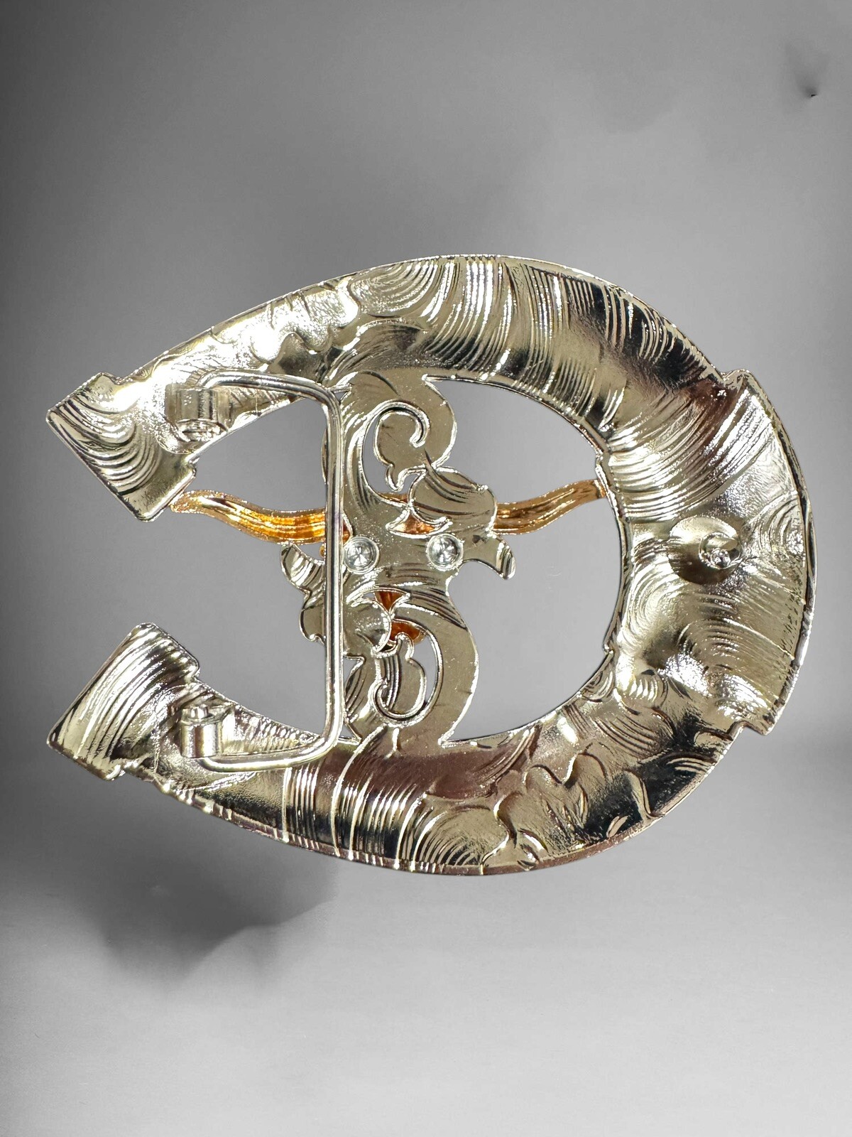 Long Horn Bull Western Cowboy Belt Buckle Hebilla Vaquera Rodeo Con Toro