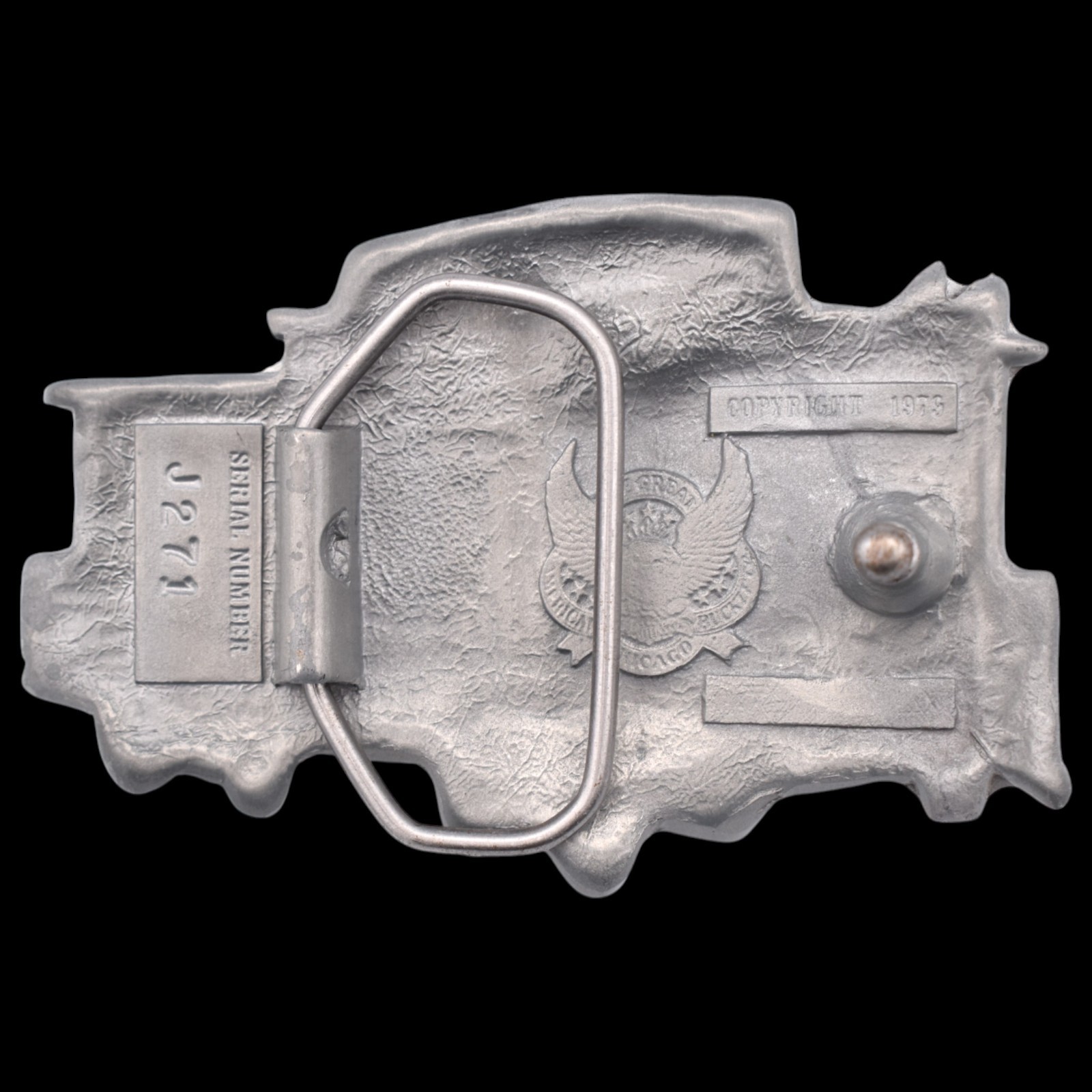 Train Car Caboose Belt Buckle