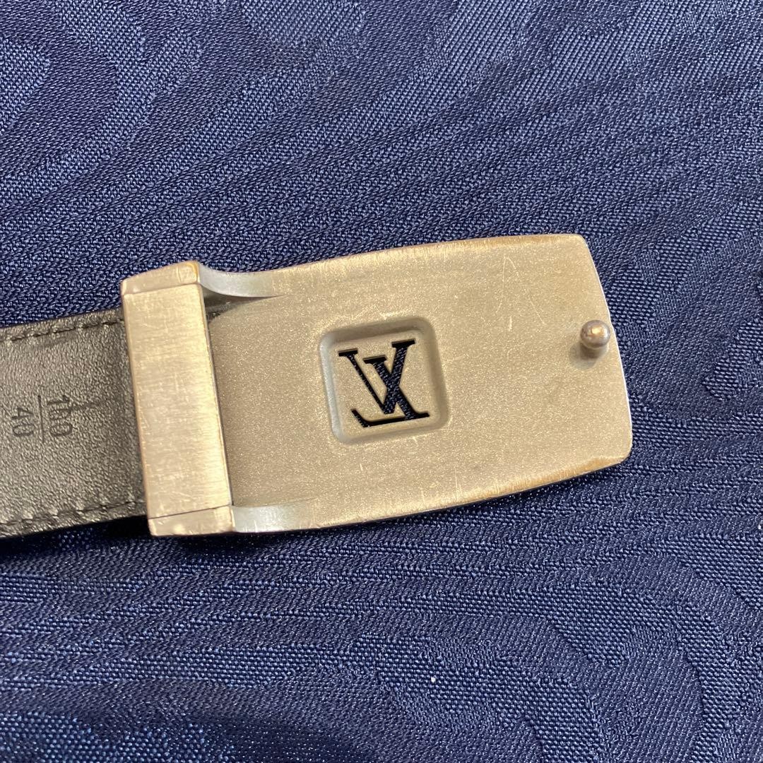 Louis Vuitton Pre-Owned Black Reversible Belt 110Cm