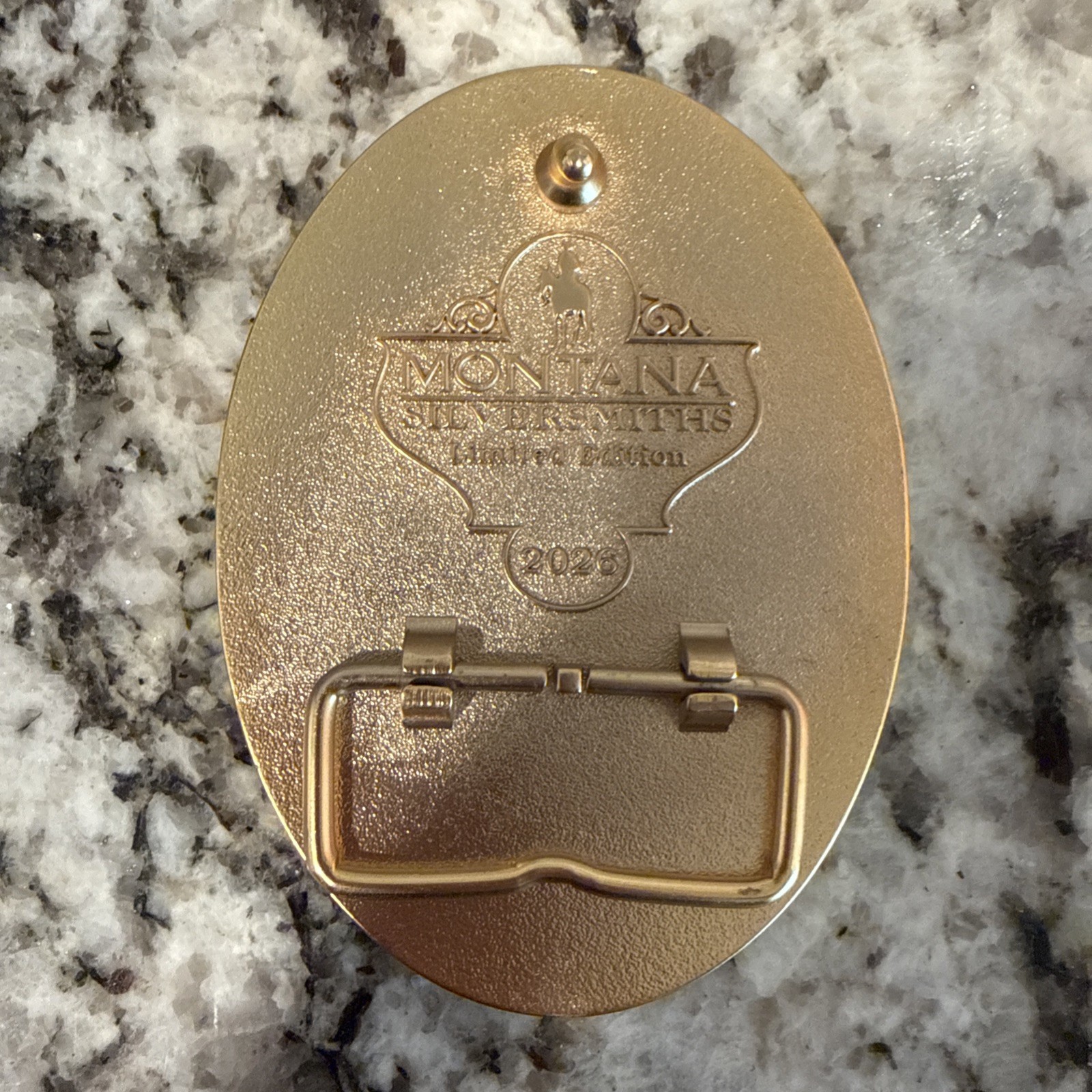 Pendleton Whisky Belt Buckle 2026 Limited Edition Montana Silversmiths Gold EUC