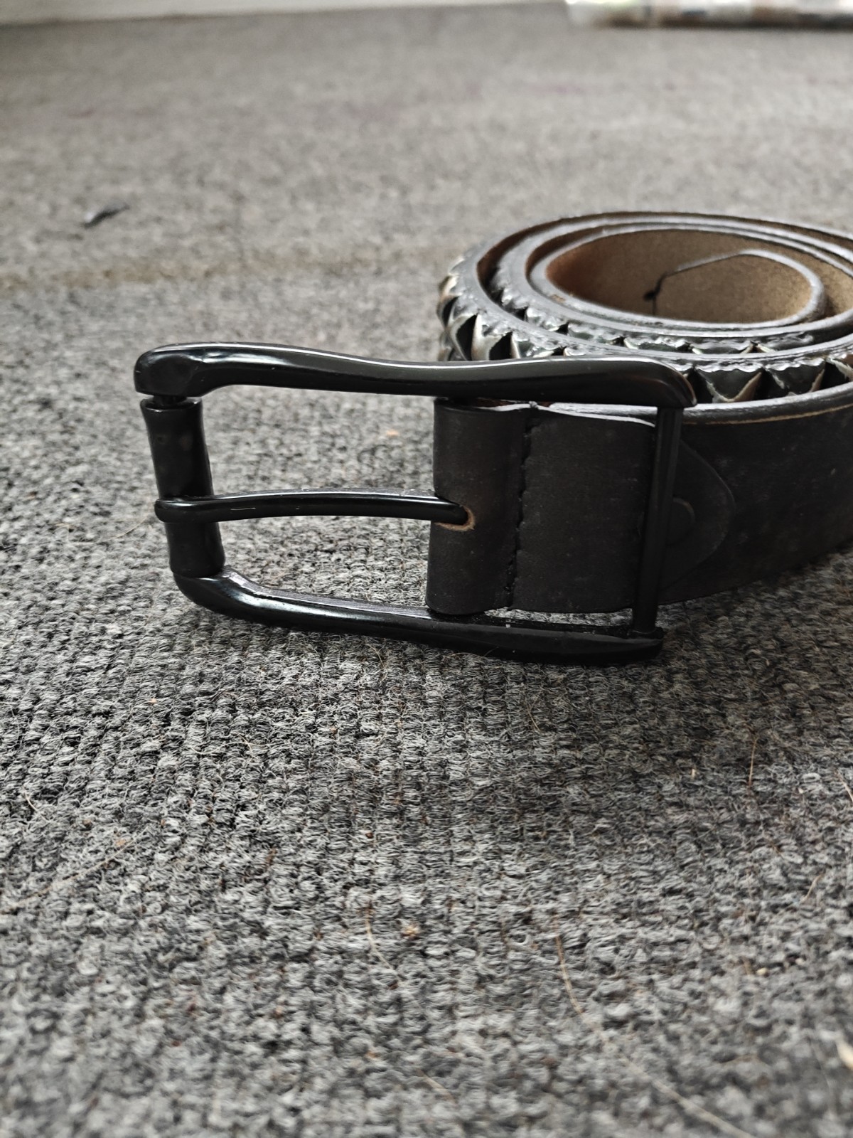 Metal Punk Rock Rivet Belt Pyramid Studded