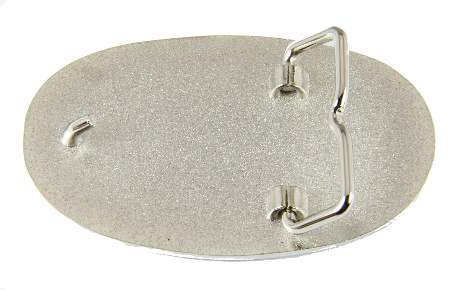 4030328 Polished Silver Tone Shriner Belt Buckle Shrine Scimitar Crescent Star
