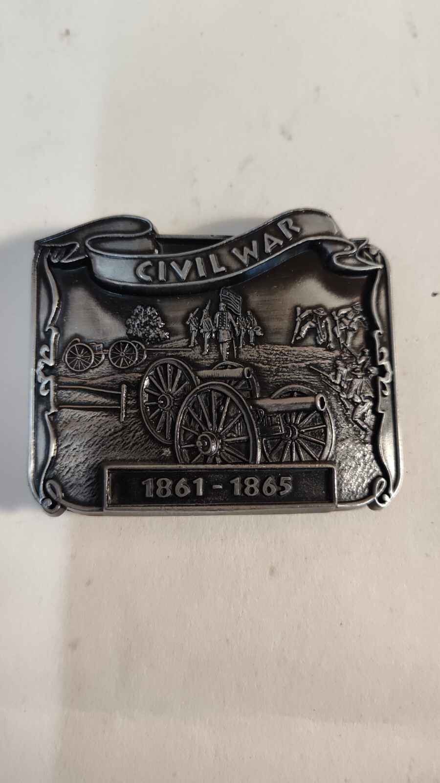 American Civil War 1861-1865 Pewter Metal Belt Buckle Century Company NEW