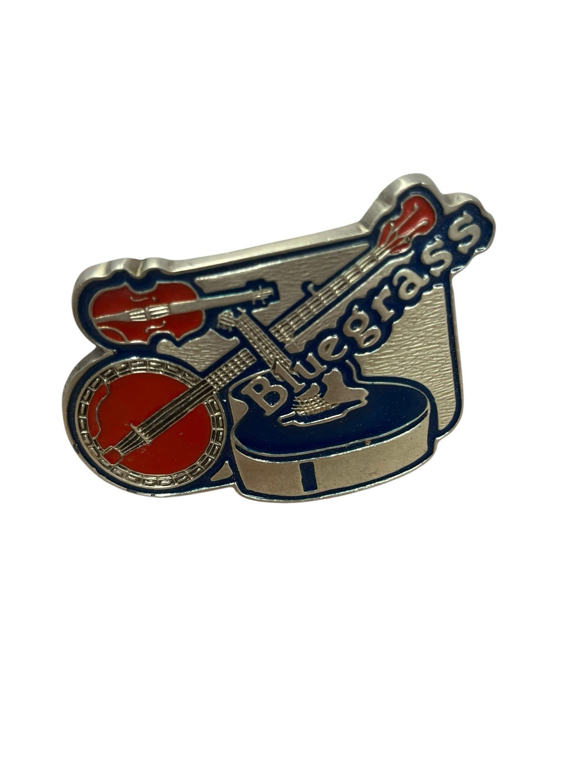 Bluegrass Music Belt Buckle Metal Unisex Belt Buckle Collectible 1980s Vintage