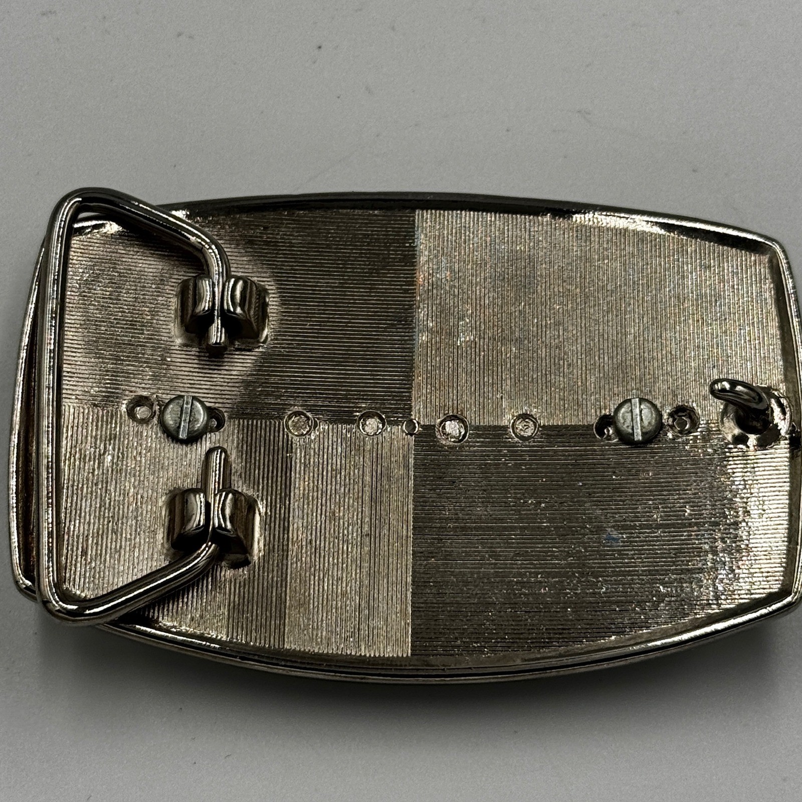Vintage Maui Sailing Ship Belt Buckle Silver Tone Nautical