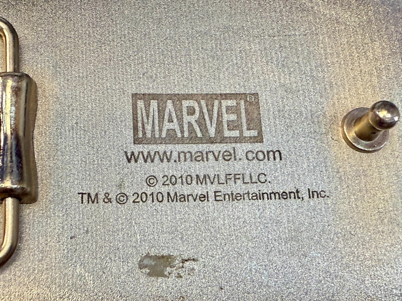 IRON MAN Full metal cosplay or just wear – 2010 Marvel Comics Belt Buckle