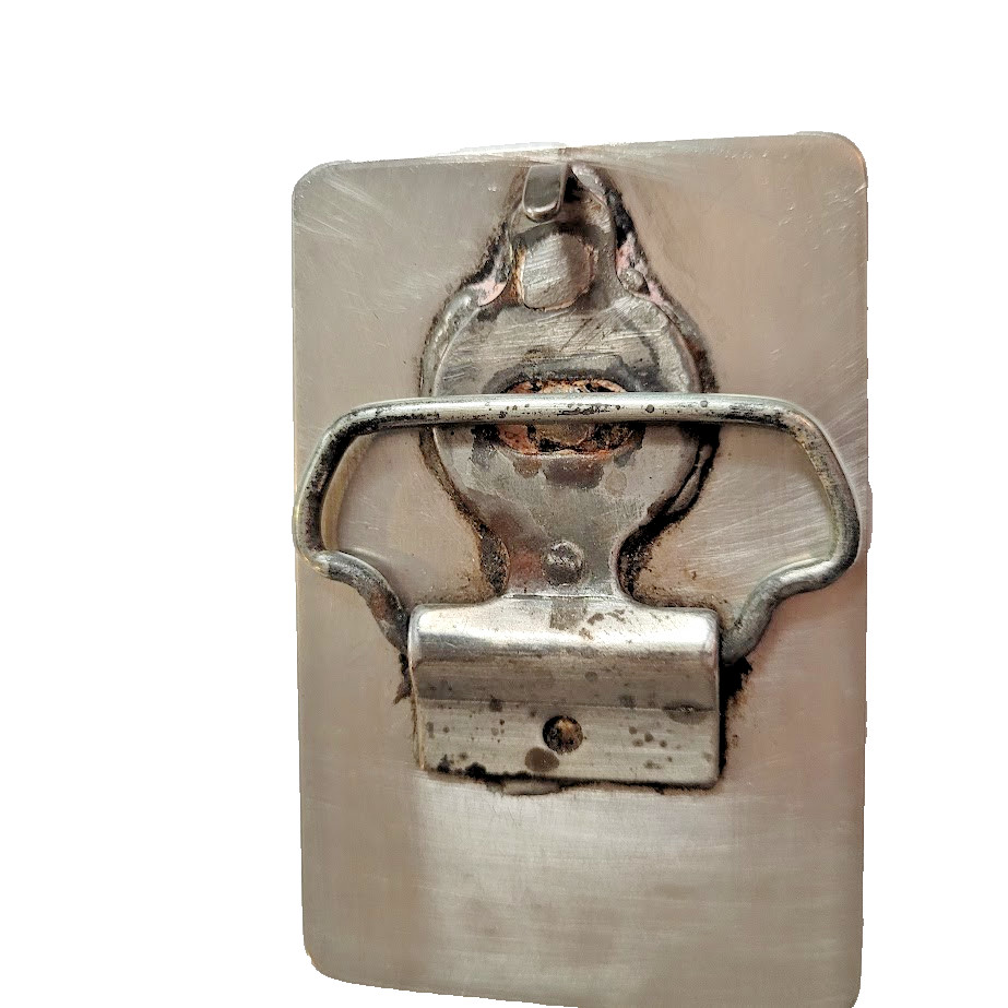 Silver Dollar Hotel Denver VTG Token Ruth Jacobs Good For One Screw Belt Buckle