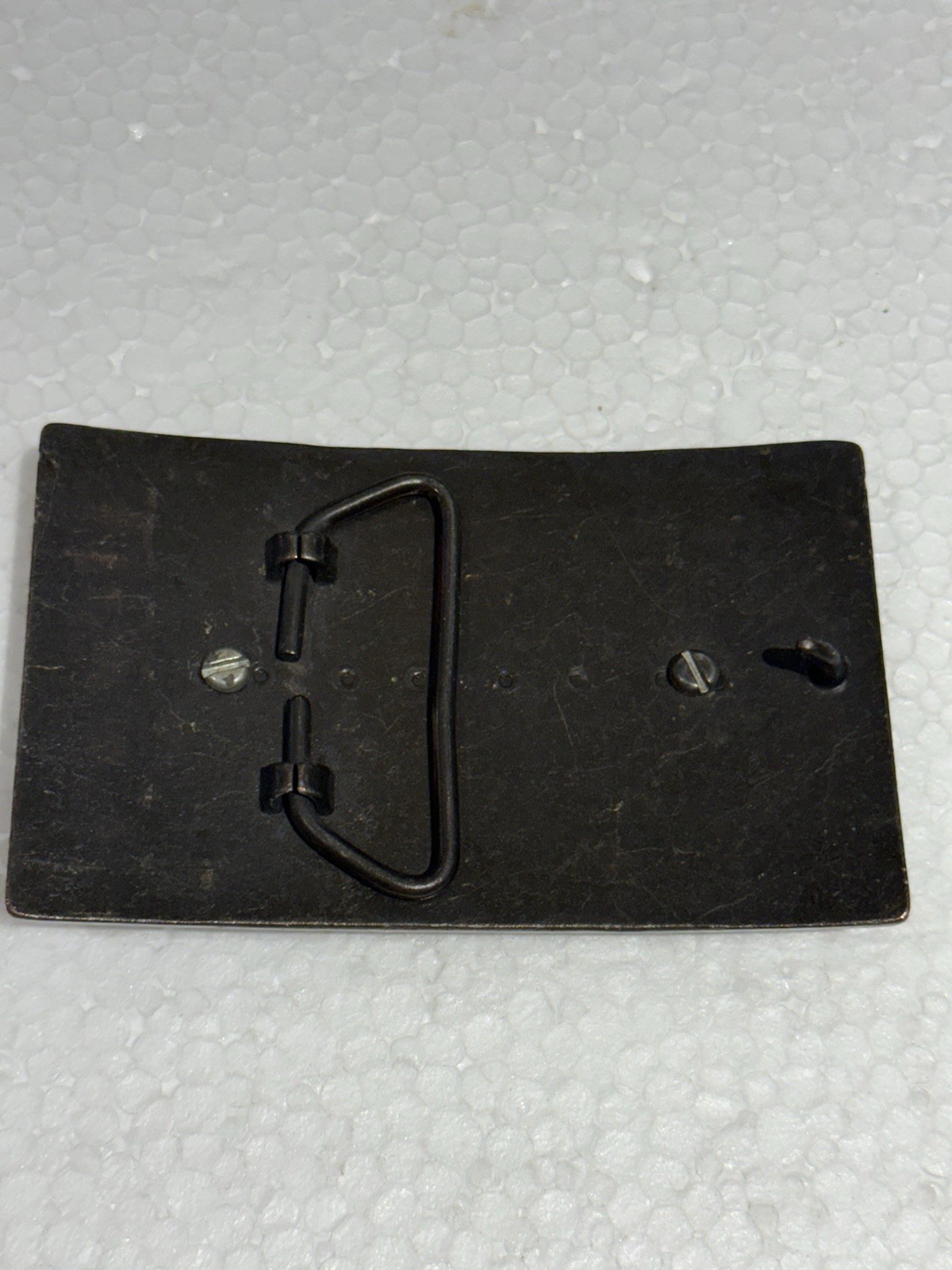 vintage PICTURE JASPER belt buckle SOUTHWESTERN native american GEMSTONE