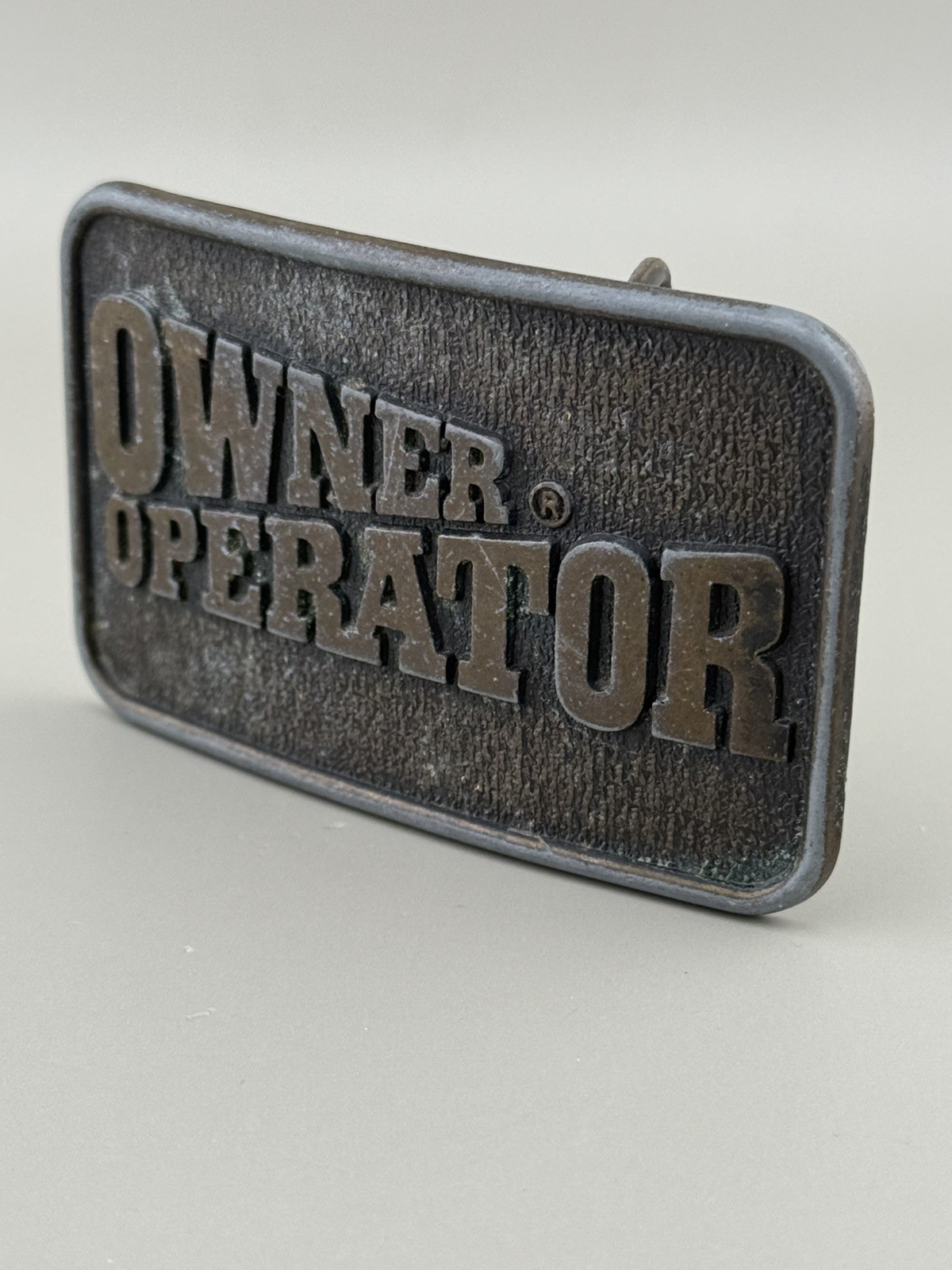 Owner Operator Trucker Belt Buckle Century Canada Blue Collar