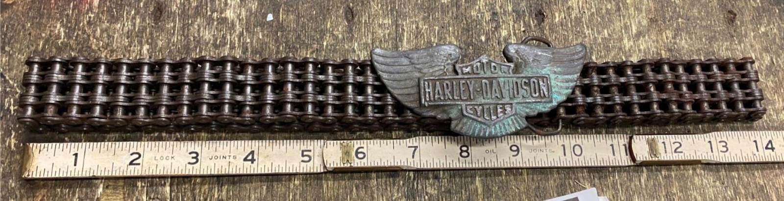 Vtg 60&rsquo;s Primary Chain Belt Harley AMF Shovelhead Panhead Ironhead ERA Acc Cloth