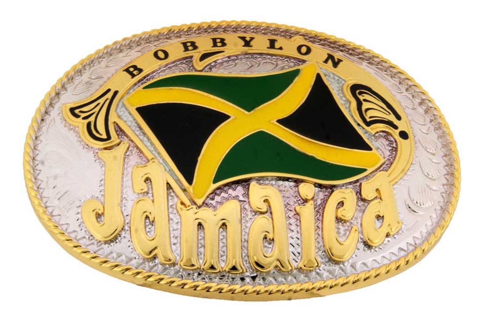 Jamaica Jamaican People Caribbean Country Belt Buckle Nation Land Metal Fashion
