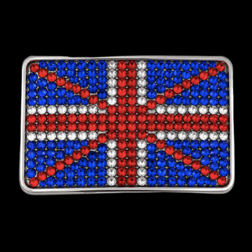 Union Jack British Patriotic United Kingdom Flag Belt Buckle