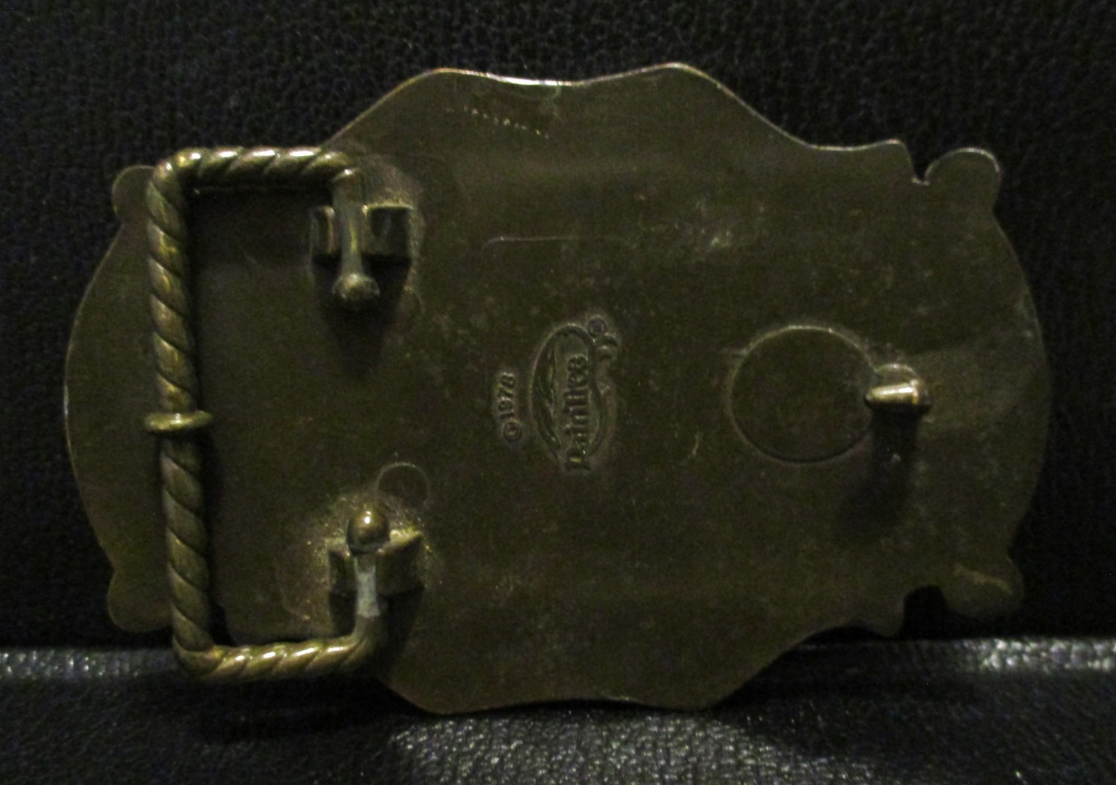 Moosehead Beer Canadian Lager 1978 Belt Buckle Rain Tree 3d Look Vintage Promo