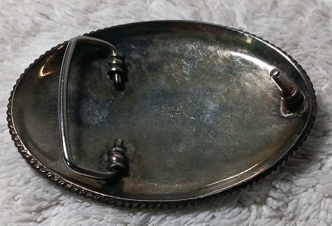 Men’s Western Belt Buckle Alpaca Mexico « G »