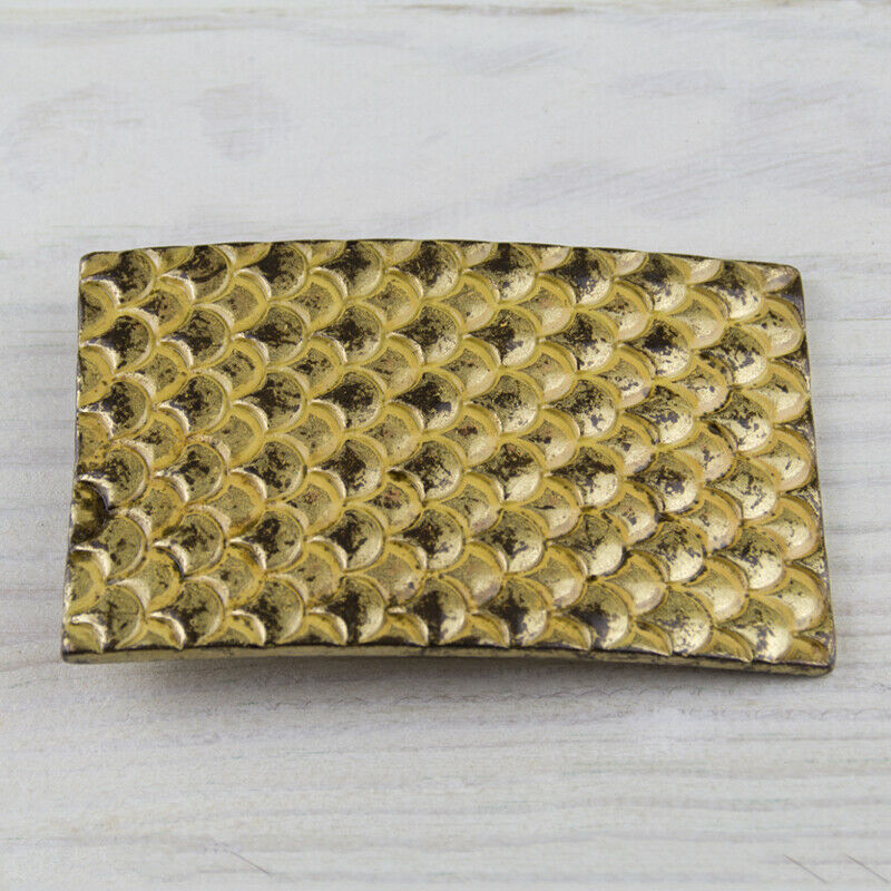 Belt Buckle Scales Belt Buckle Buckle for Interchangeable Belts Antique Brass