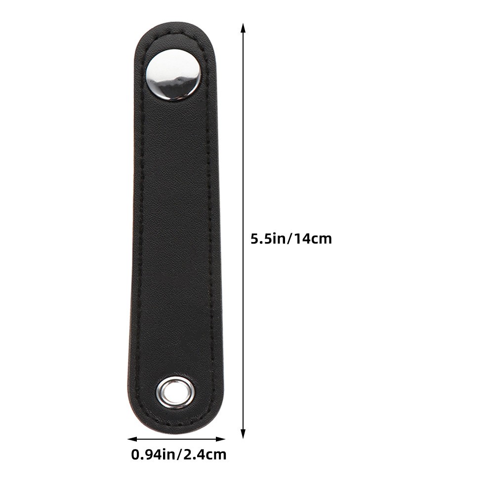 2Pcs Black Universal Accordion Bellows Buckle Straps Durable Instrument Fittings