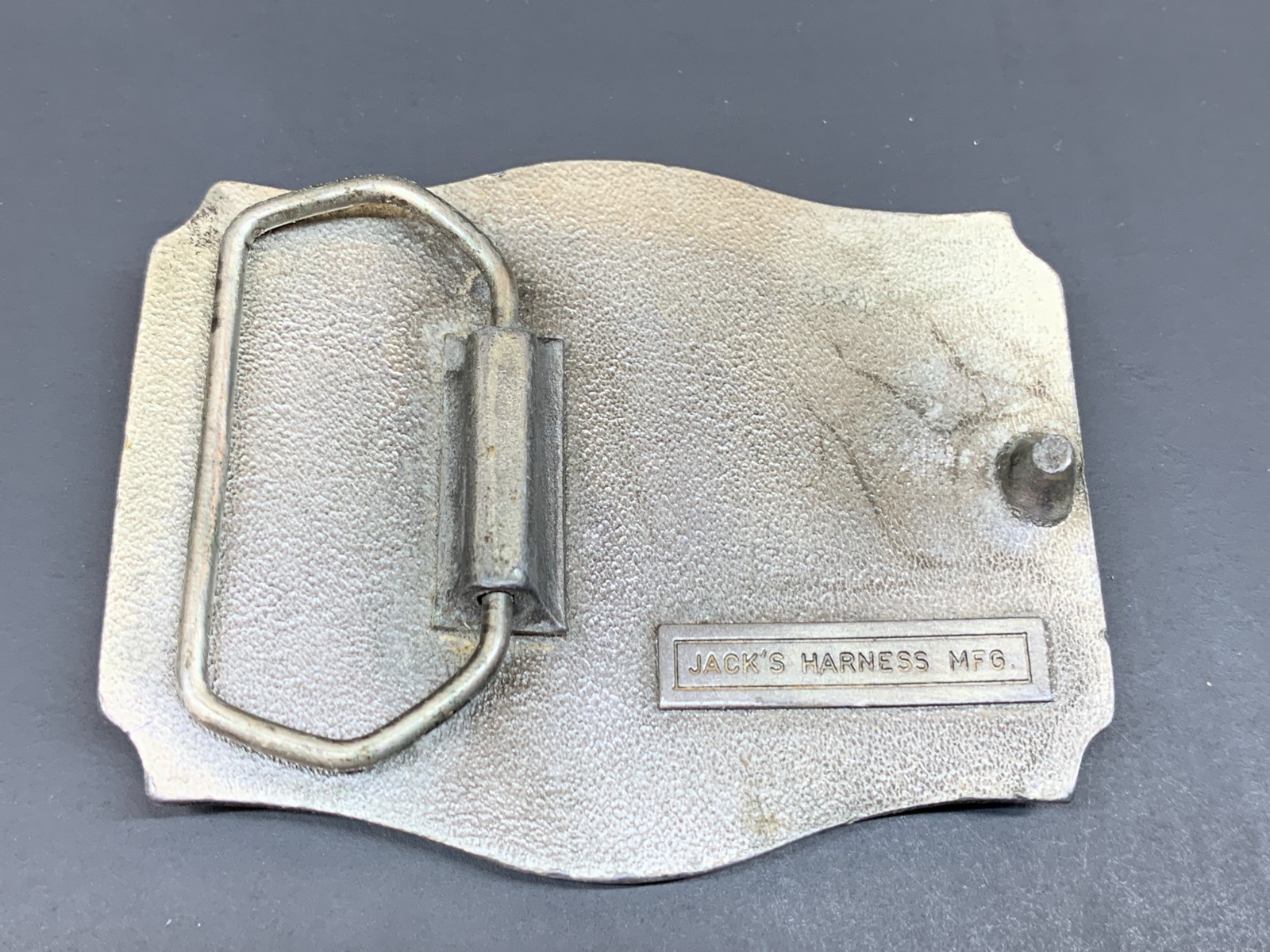 Vintage Belt Buckle Equestrian Horse Harness Racing Jockey Riding Sulky Trotter