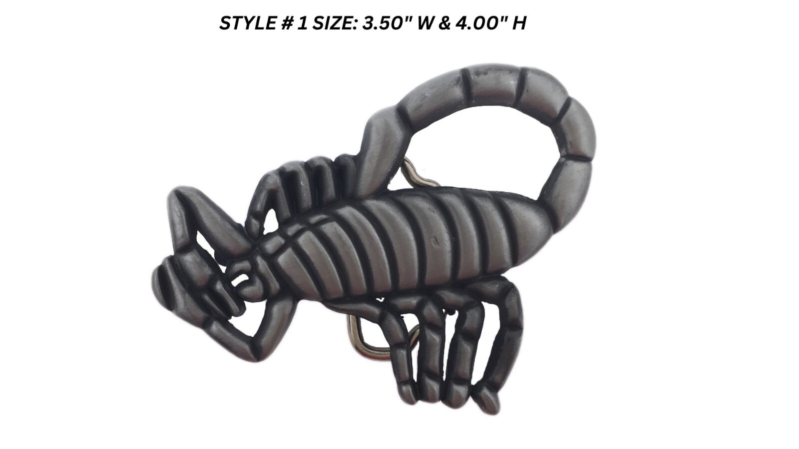 Scorpion Belt Buckle Gold Silver Metal New Mens Womens Zodiac Sign Rodeo Western