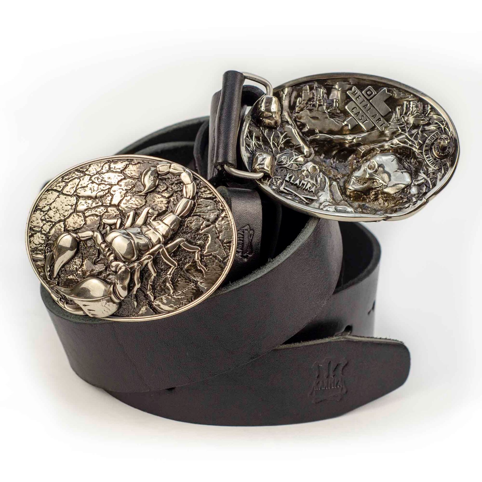 Scorpion german silver handmade belt buckle, Scorpion buckle for casual belt