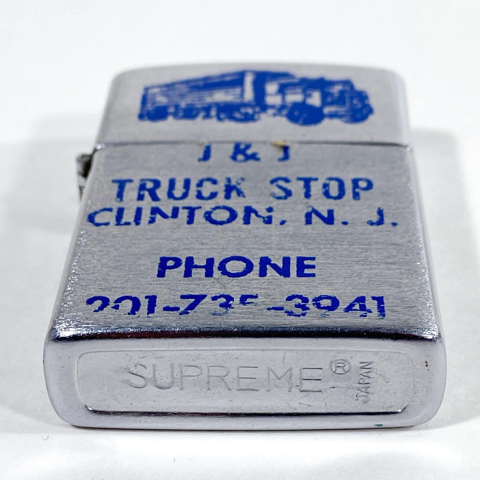 Set Of 3 Semi Truck Buckles Metal 3.5”-4”, w/ J&J Truck Stop Lighter