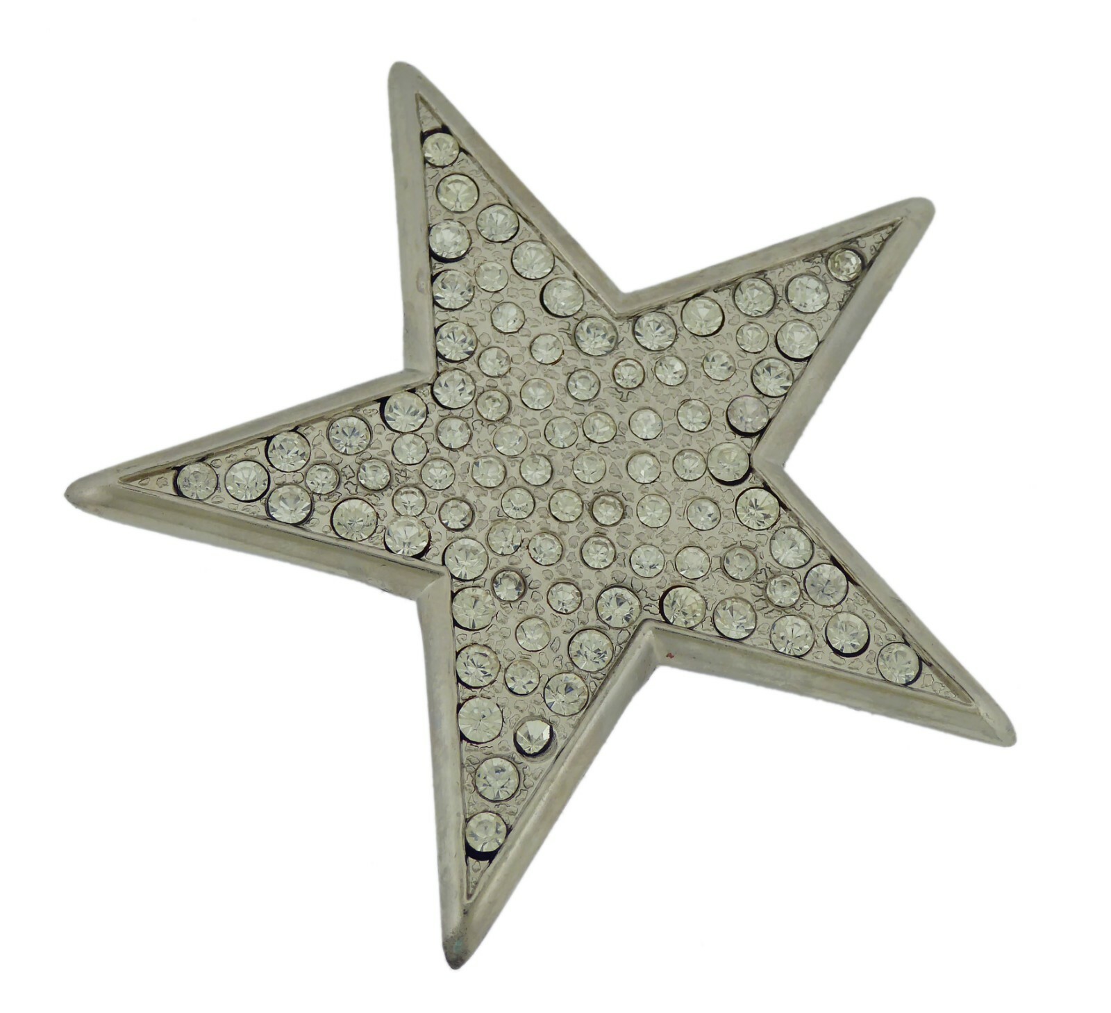 Star Belt Buckle Badge Sheriff Silver Gold Metal Rodeo Fashion Party Costume Big