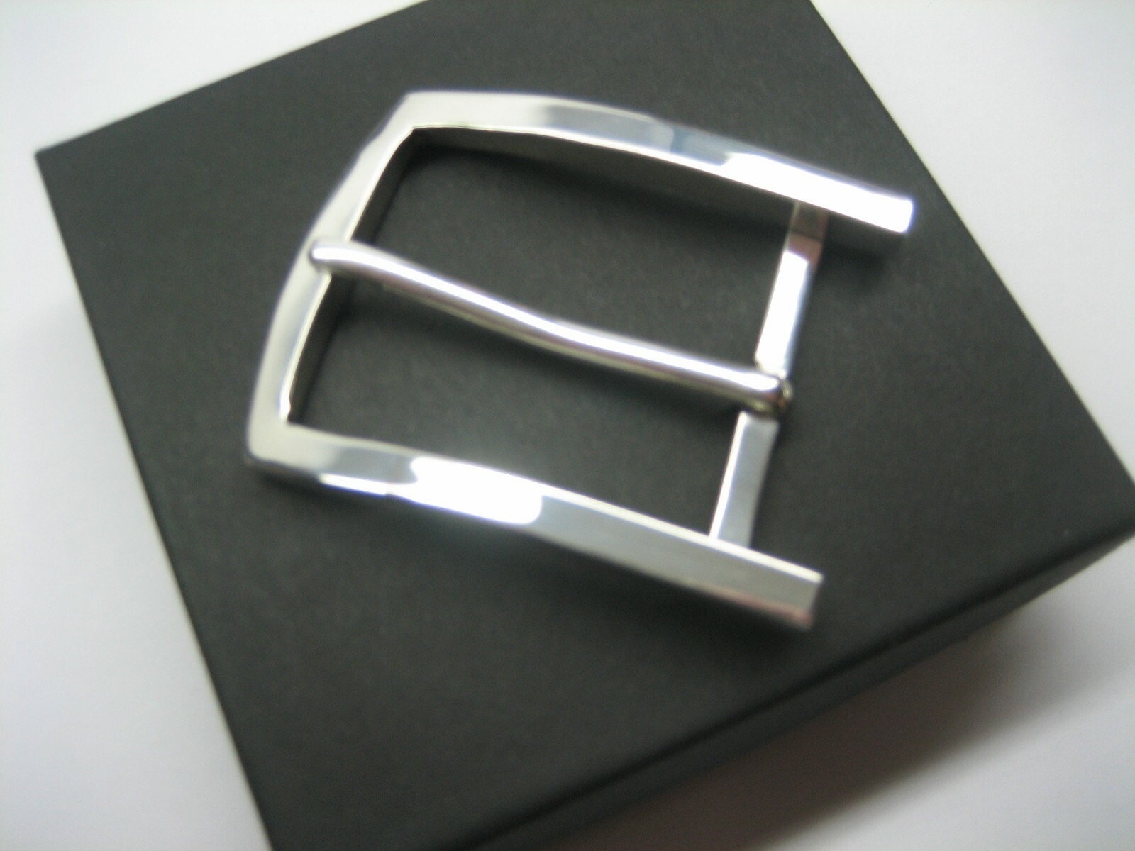 STERLING SILVER 925 BUCKLE AVAILABLE FOR 1&Prime; 1-1/8&Prime; 1-1/4&Prime; 1-3/8&Prime; 1-1/2&Prime; BELTS