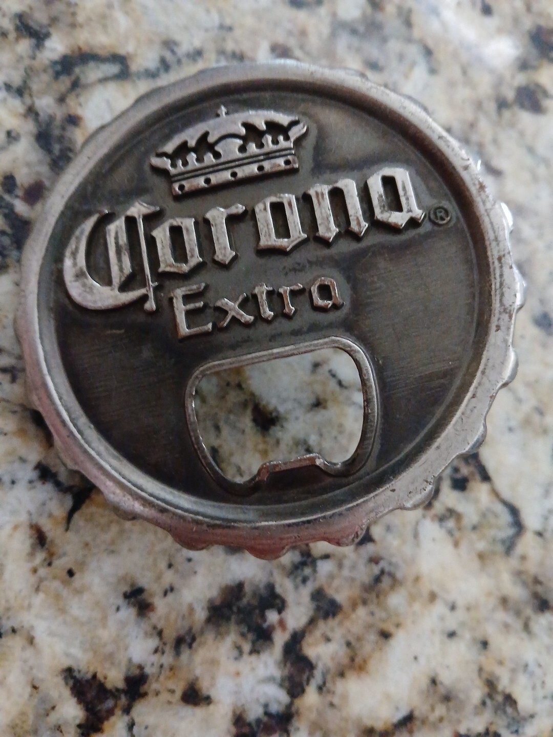 Corona Extra- Belt Buckle Beer Bottle Opener- Metal 3.25&Prime;