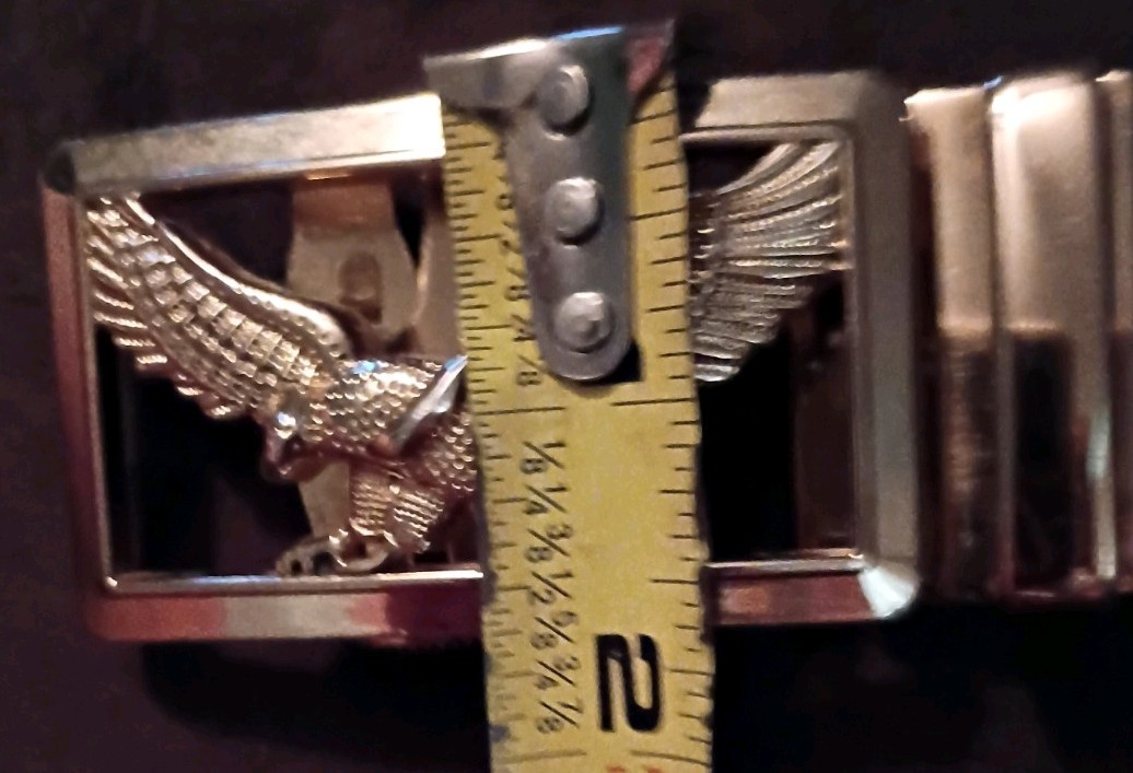 Golden Eagle Automatic Belt Buckle Stylish Design Durable Gold Tone