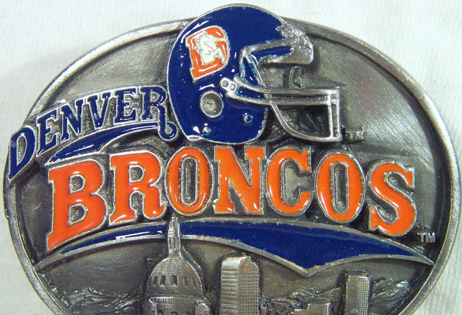 New Rare 1991 Denver BRONCOS NFL Belt Buckle – Limited Edition #2451 of 10,000