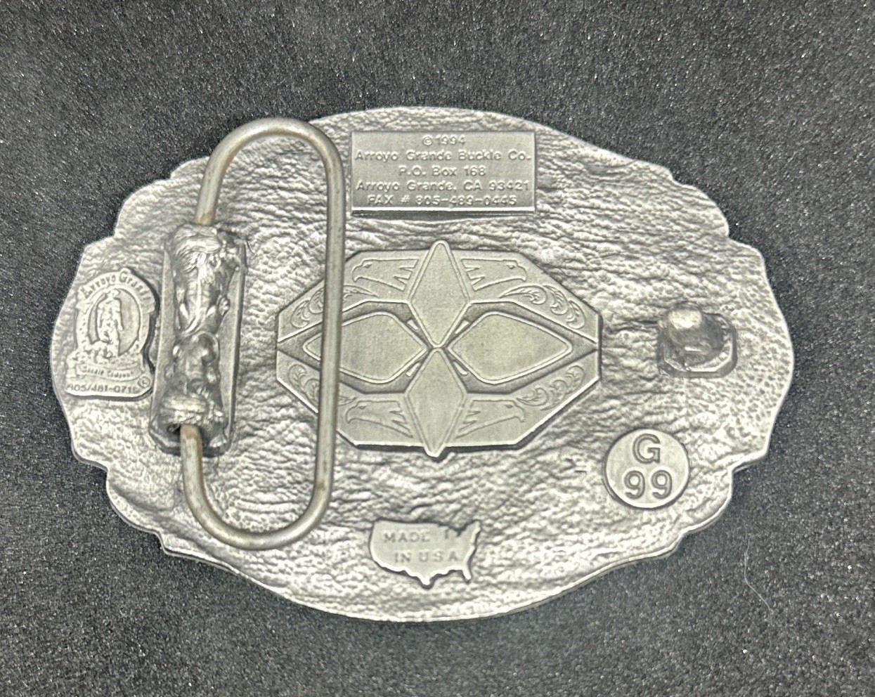 Arroyo Grande Buckle Co. G99 Southwest Style Eagle Belt Buckle Made In USA