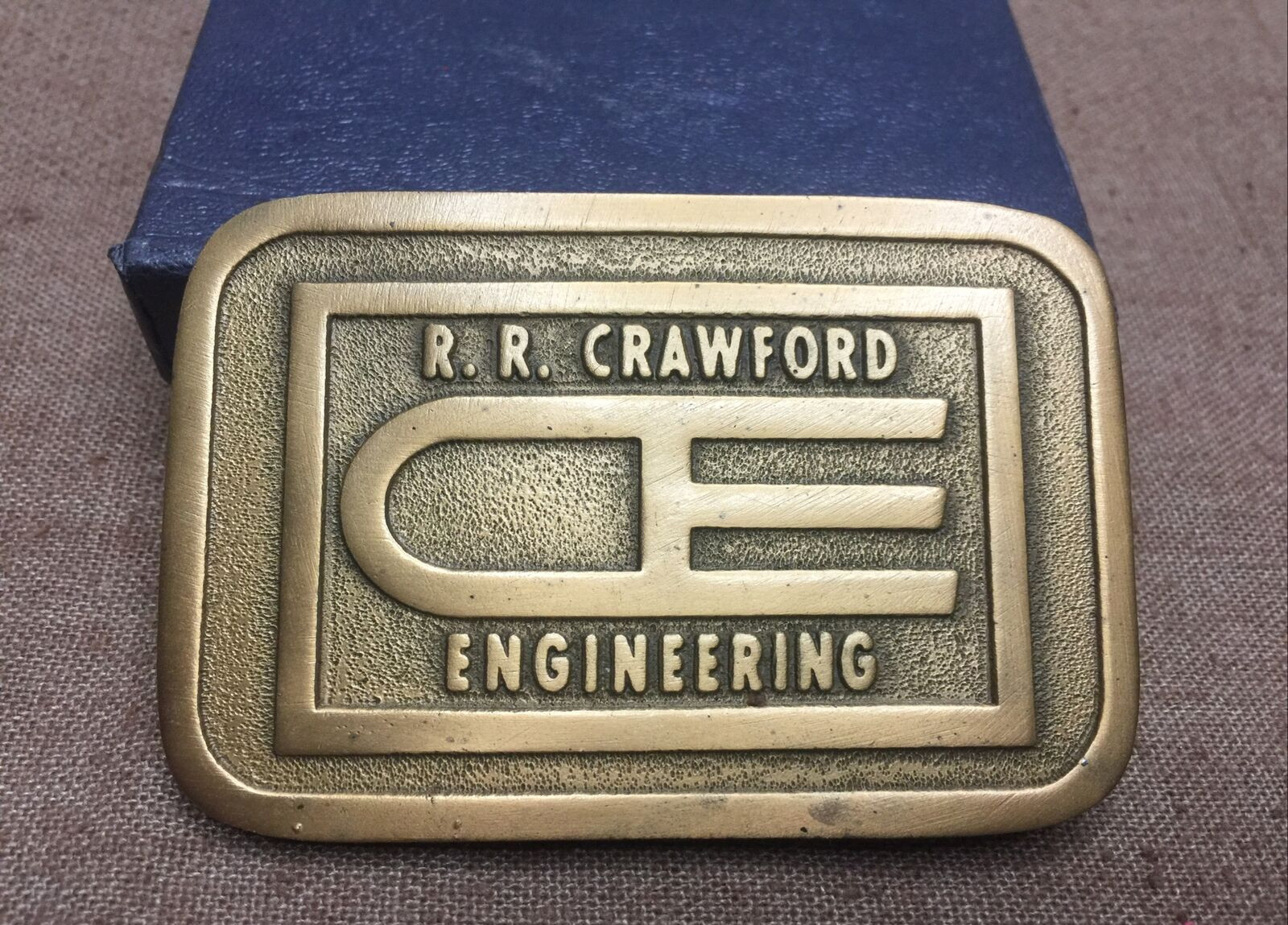 Vintage Lot of 3 Brass Belt Buckles 1970s 1980s Collectible Rare