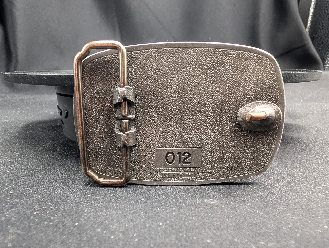 Royal Canadian Legion Pewter 75th Anniversary Belt Buckle