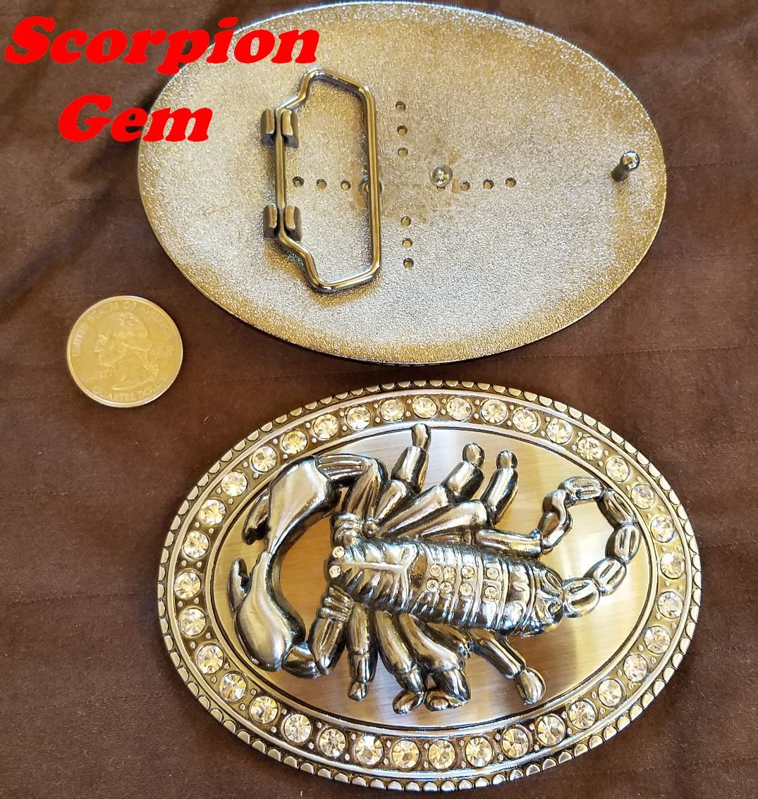 Eagle Scorpion Horse Lion HUGE RODEO BIG COWBOY WESTERN SHINE BELT BUCKLE