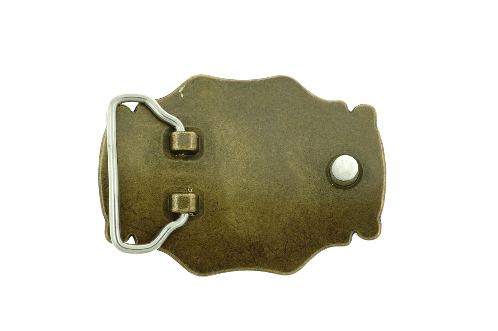 Western Bull Solid Brass Metal Belt Buckle