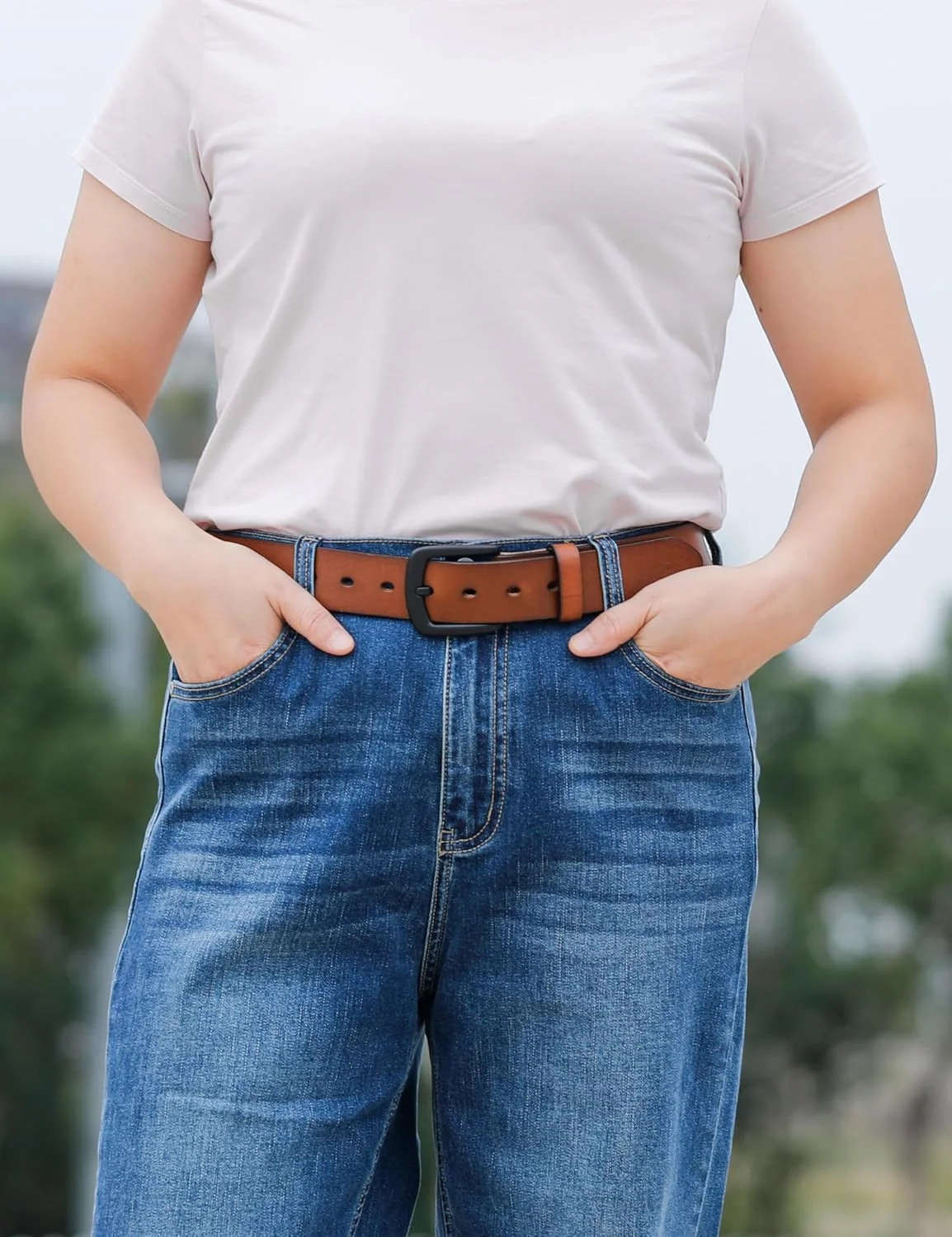 1.5 inch Belt Buckle-Single Prong Square Replacement Buckle for Formal & Casual
