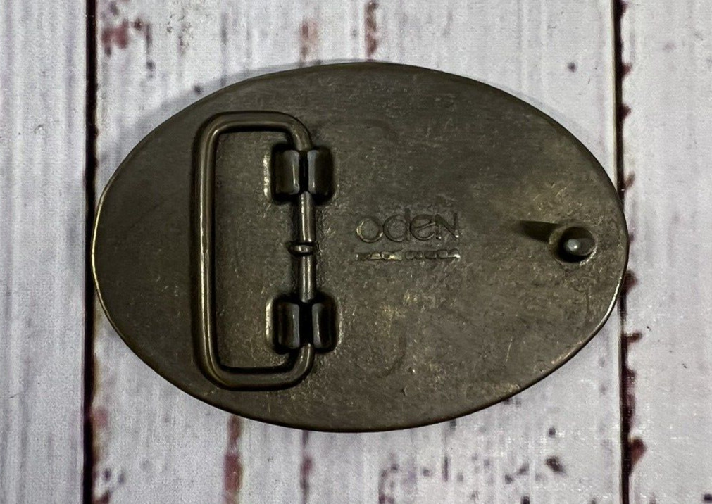 Oden Belt Buckle « Mark » Made in USA Brass Tone Small