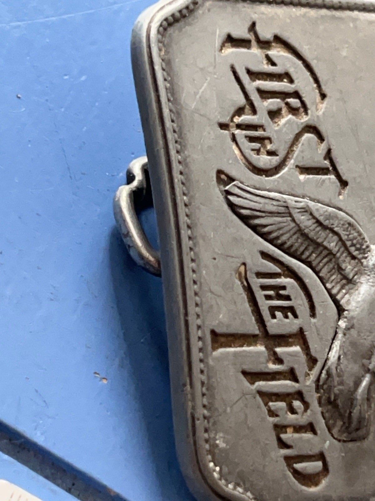 Remington Since 1816 – « Canada Goose » Belt Buckle by Sid Bell Pewter Circa 1980