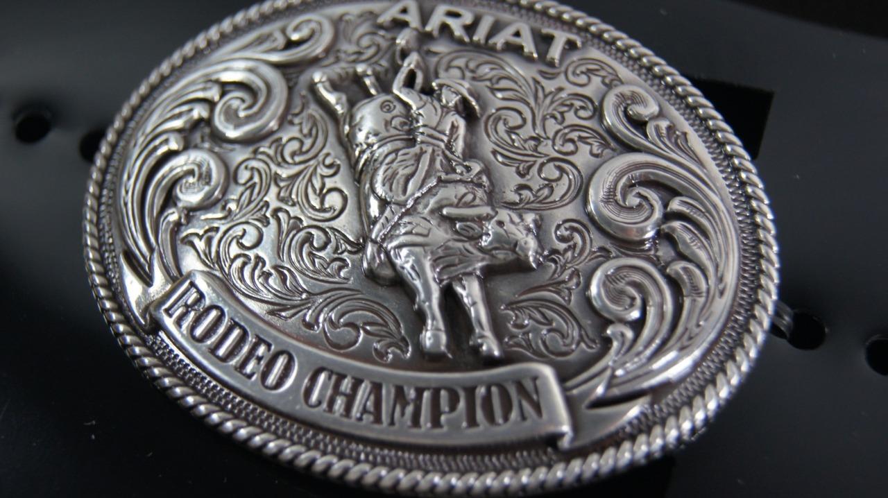 Ariat Youth Western Belt Buckle Bull Rider Rodeo Campion kids A36000