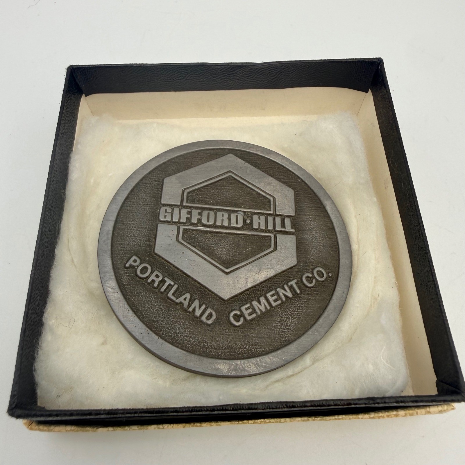 VTG Gifford Hill Portland Cement Co Metal Belt Buckle Industrial Construction