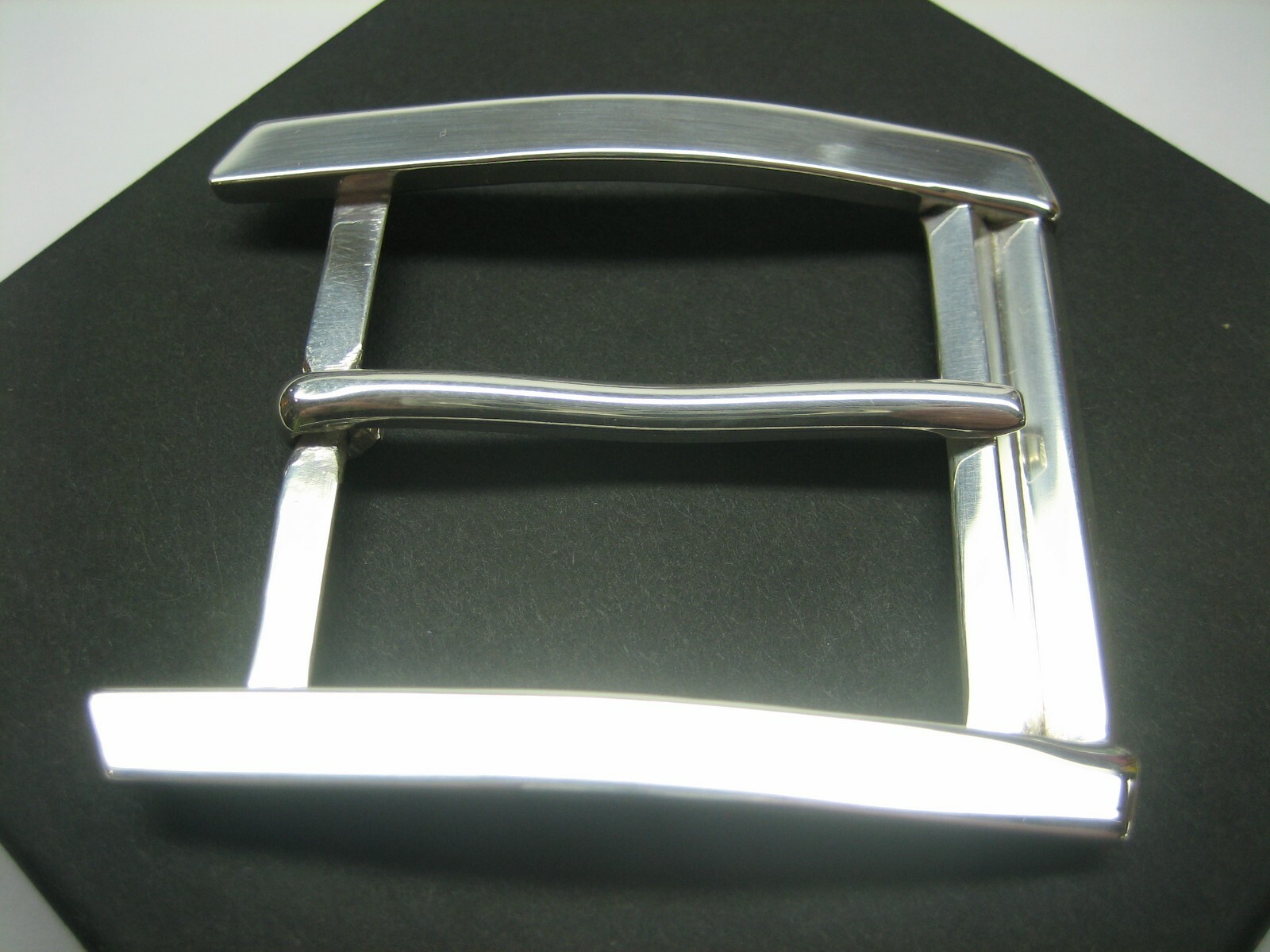 STERLING SILVER 925 BUCKLE AVAILABLE FOR 1&Prime; 1-1/8&Prime; 1-1/4&Prime; 1-3/8&Prime; 1-1/2&Prime; BELTS