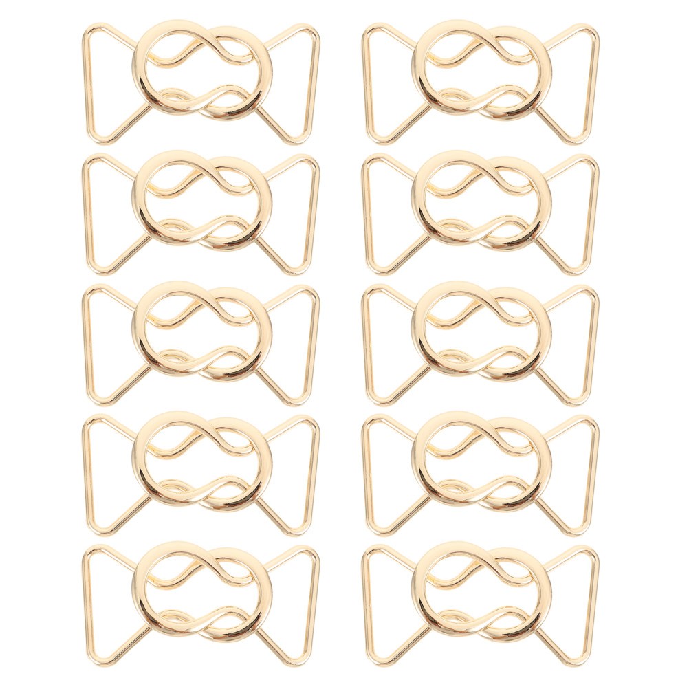 10 Pairs Coat Buckles for Belts Clothing Accessories and Hardware