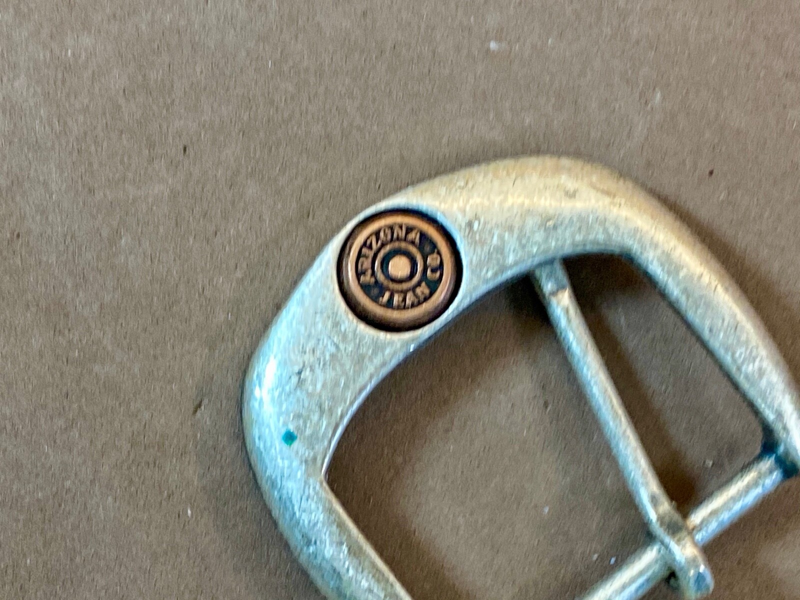 Arizona Jeans Co Replacement Vintage Silver Tone Belt Buckle